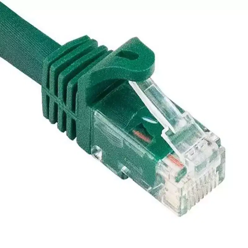 SANOXY Cables and Adapters; 14ft Cat6a 600 MHz UTP Snagless Ethernet Network Patch Cable, Green