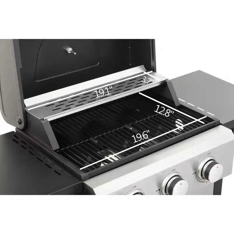 TUYOHW 3-Burner propane Gas BBQ Grill,25650BTU Output Outdoor Grill with Wire Enamel Cooking Grids&Foldable Side Table,Versatile&Movable Grill