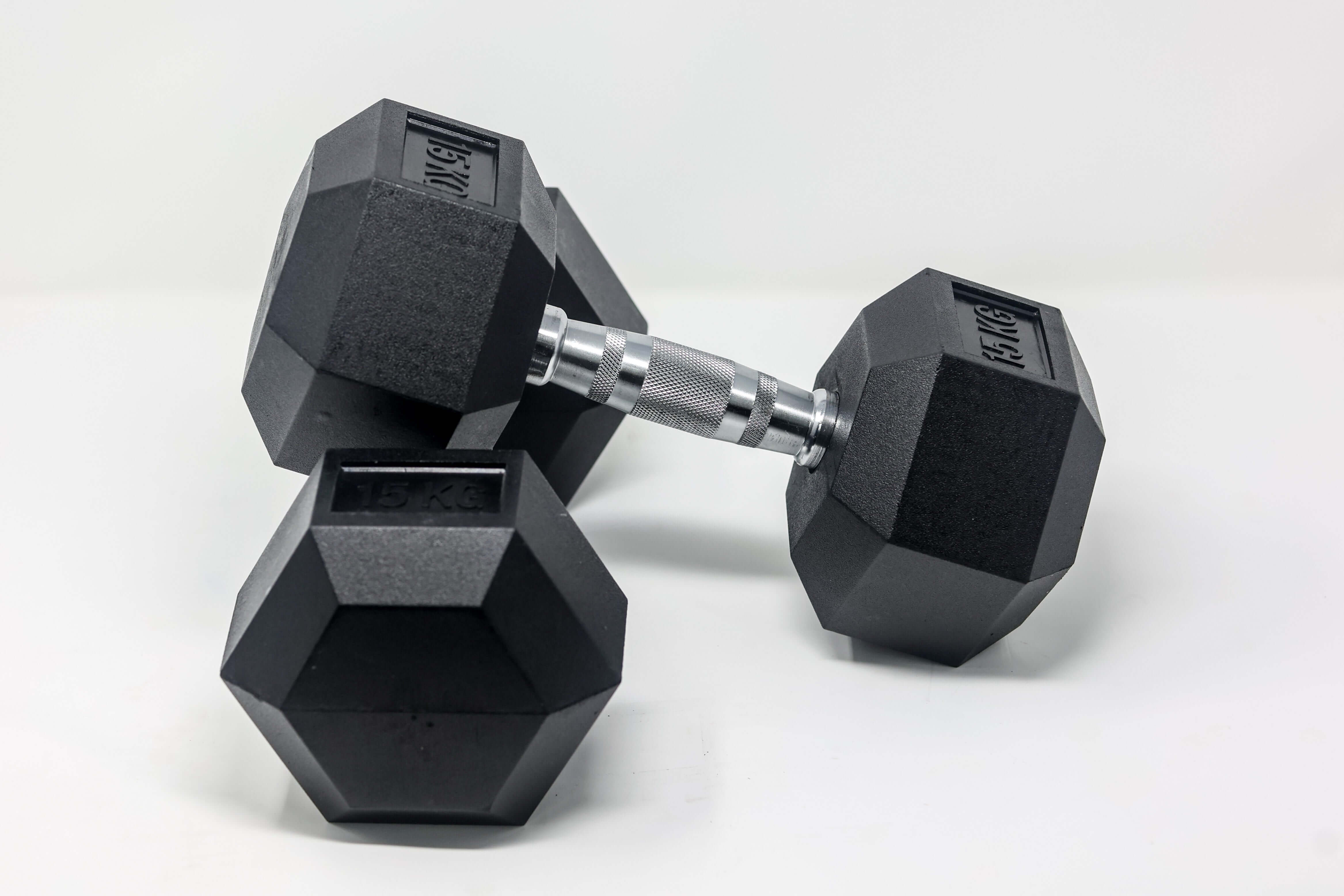 Rubber Hex Dumbbell (Pairs)