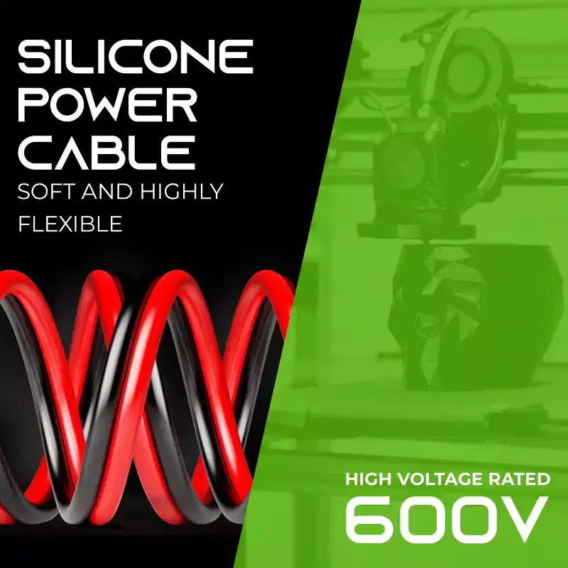 GEARit 14AWG 600V Tinned OFC Stranded Bonded Silicone Wire