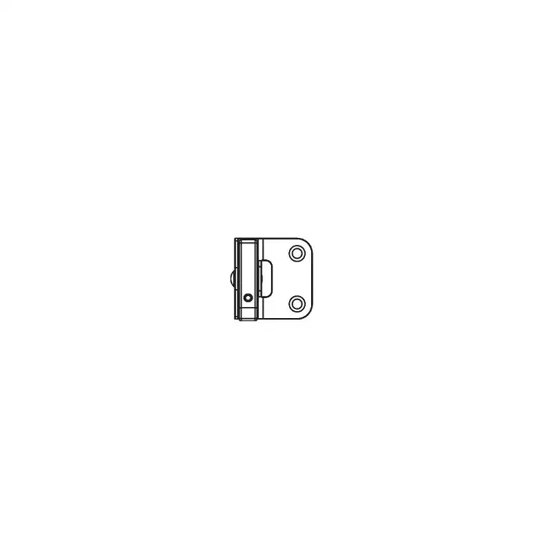 Brixwell Standard Retrofit Angel Ventlock Steel Material, 1-9/16 Length, 1-1/2 Width, Window Opening Control Device, White Finish
