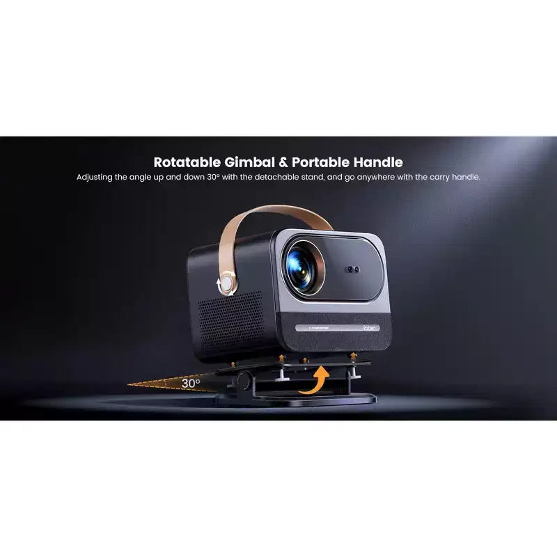 Yaber U12 Projector 450 ISO 1080P Auto Focus & Keystone, Smart system with Apps