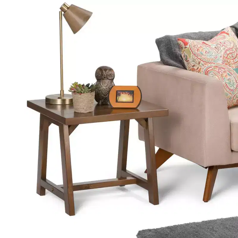 Hawkins Solid Wood End Table - Wyndenhall