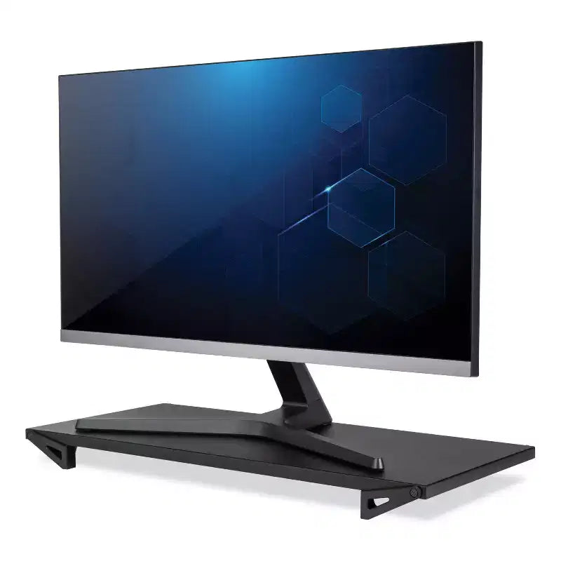 Riser Monitor Stand, For 32 Monitors, 24 x 11 x 2 to 3, Black, Supports 30 lb