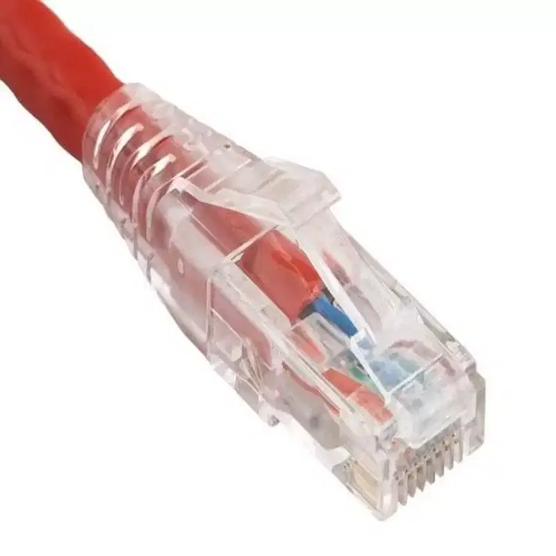 SANOXY Cables and Adapters; 15ft Cat6 550 MHz UTP Ethernet Network Patch Cable with Clear Snagless Boot, Red