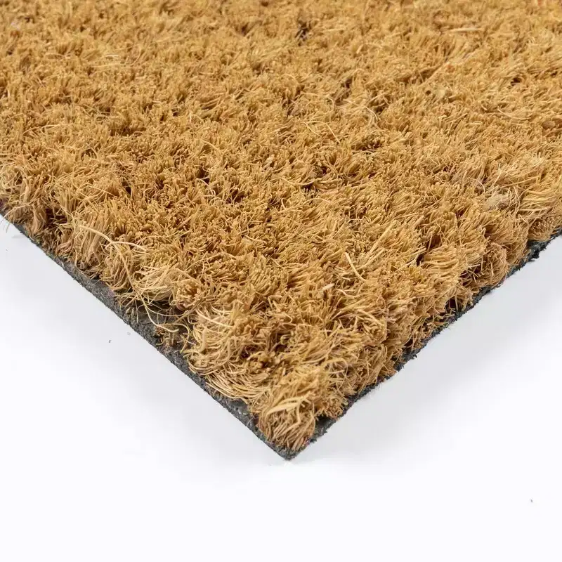 Disney 1'5"x2'5" Mickey and Friends Happy Holidays Coir Doormat Natural: Christmas Indoor Outdoor Medium Pile Rug