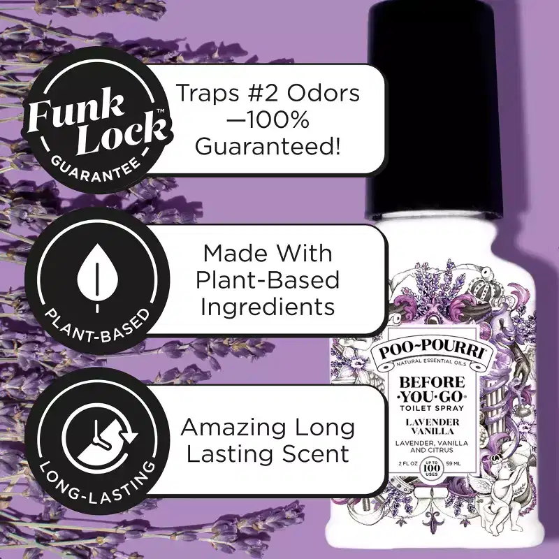 Poo-Pourri Before-You-Go Lavender Vanilla and Citrus Toilet Spray