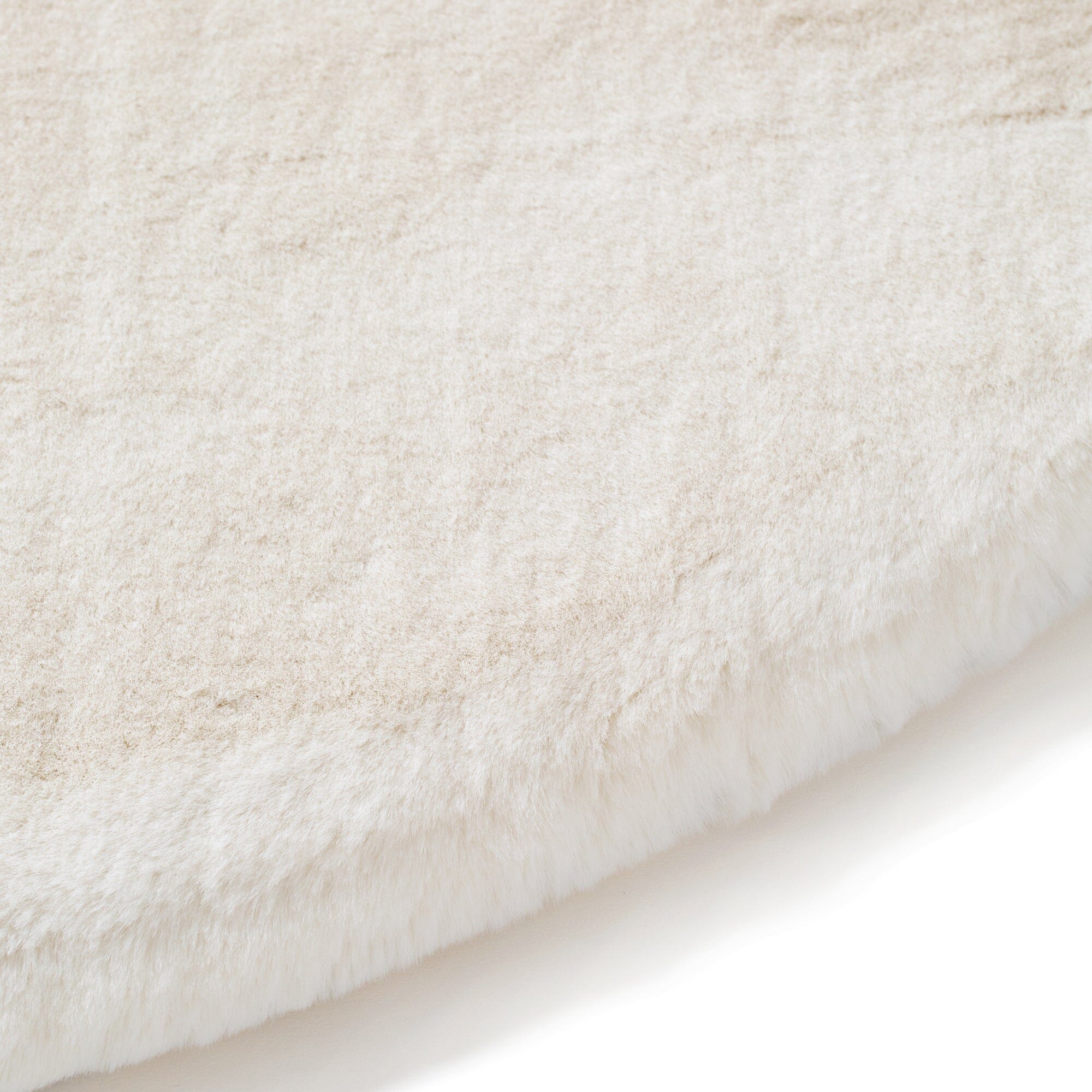 Memory Foam Round Rug 2 Φ1500 Ivory