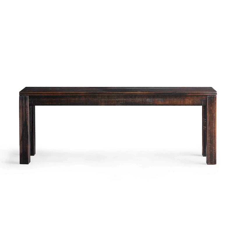 Solid Wood Backless Bench