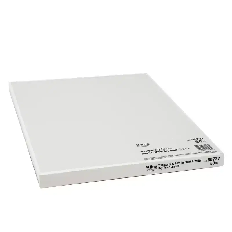 C-Line Plain Paper Copier Transparency Film, Clear, 8 1/2 x 11, 50 Sheets Per Pack, 2 Packs