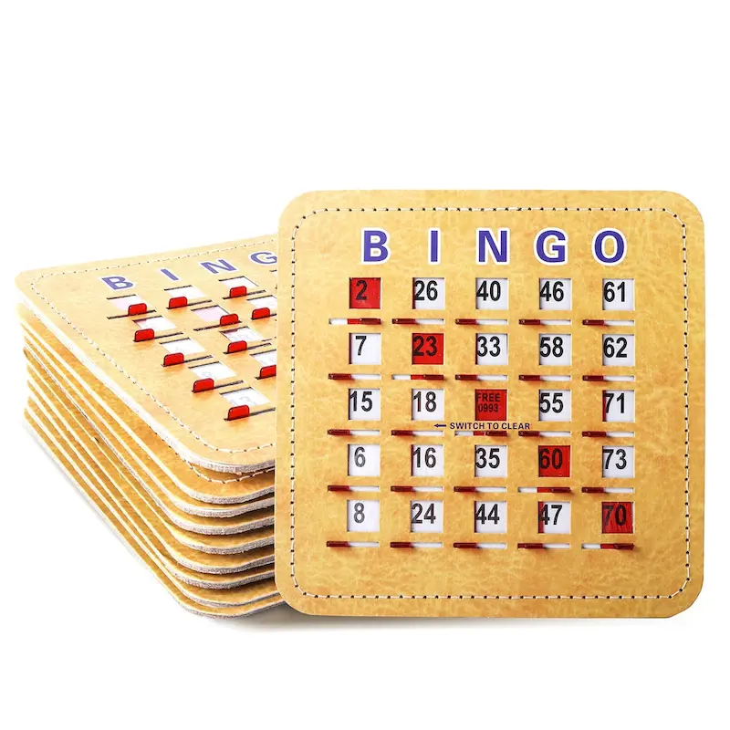 Shutter Bingo Cards with Quick-Clear Slider