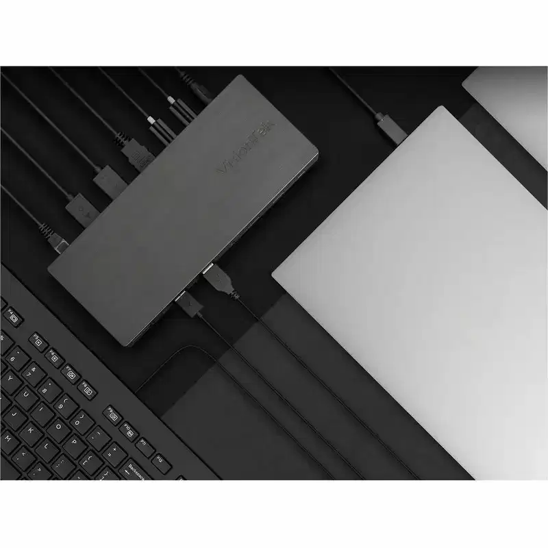 VisionTek VT4950 Docking Station - for Notebook, Keyboard, Mouse, Monitor, Desktop PC - 230 W - USB Type C - 3 Displays Supported - 4K