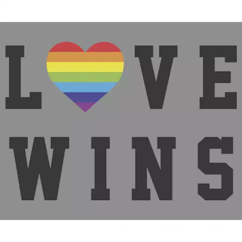 Adult Lost Gods Love Wins Pride Racerback Tank Top
