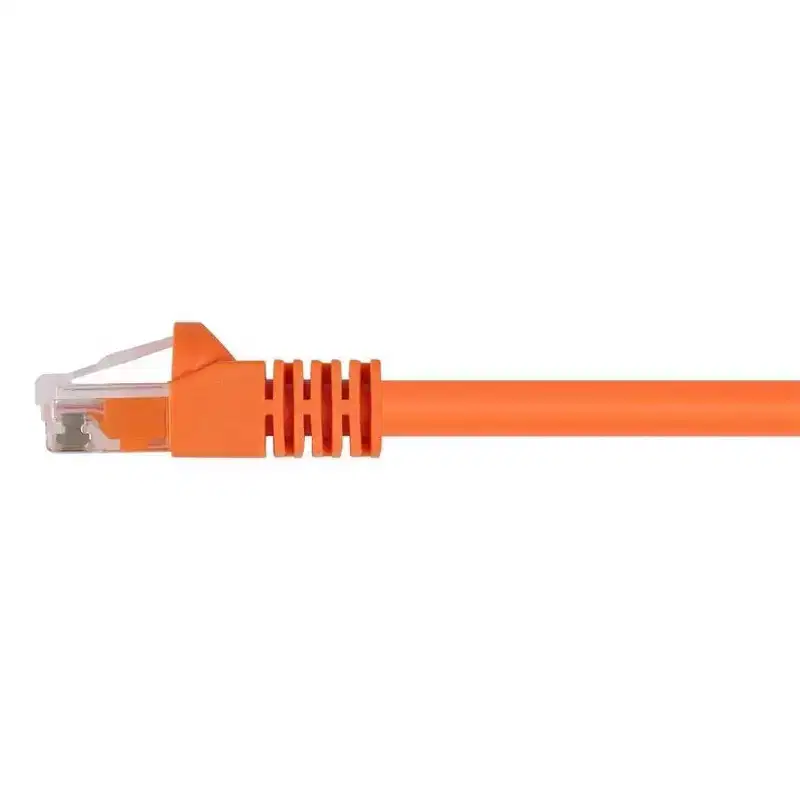 Monoprice Cat6 Ethernet Patch Cable - 50 Feet - Orange | Network Internet Cord - RJ45, Stranded, 550Mhz, UTP, Pure Bare Copper Wire, Crossover, 24AWG