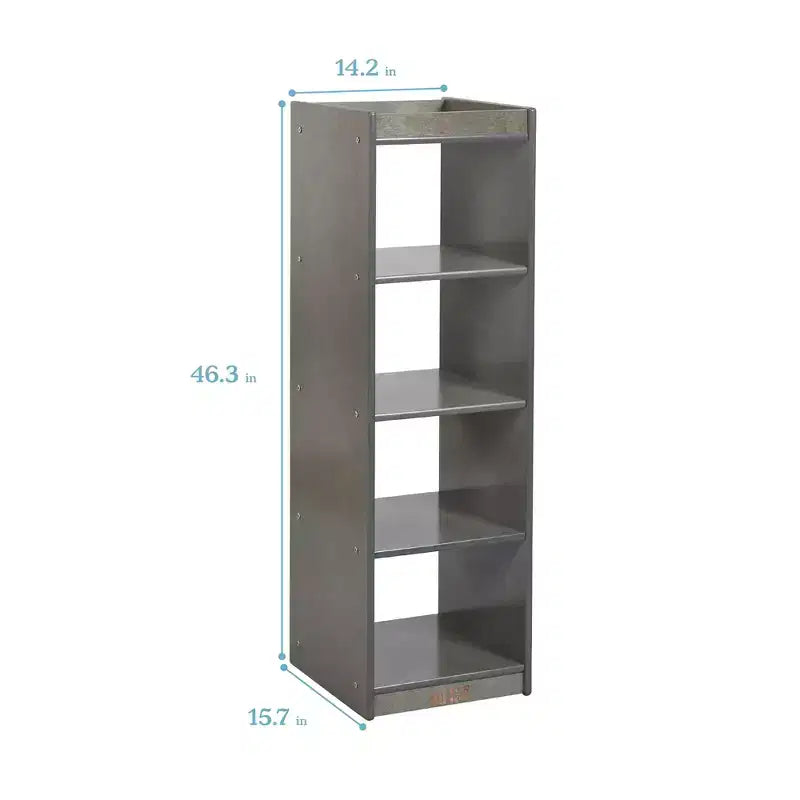 ECR4Kids 4-Cube Double-Sided Vertical Storage Organizer, Classroom Furniture