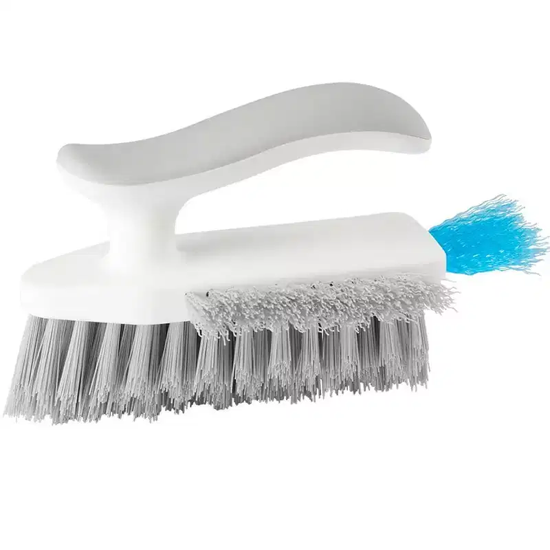 The Lakeside Collection 4-In-1 Cleaning Brush and Corner Scrubber - Perfect For Tile And Grout -