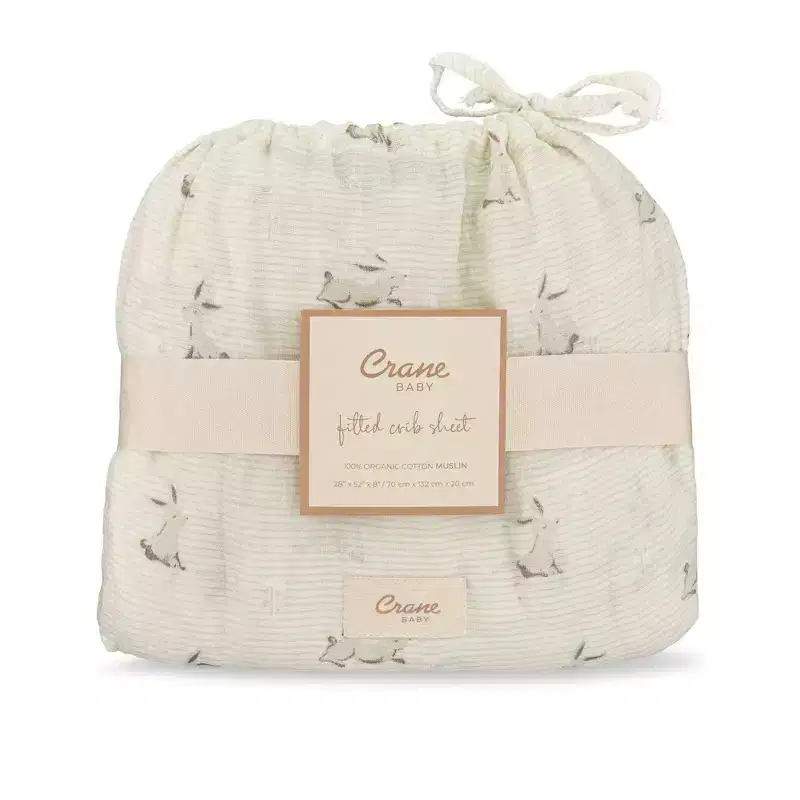 Crane Baby Organic Cotton Fitted Crib Sheet