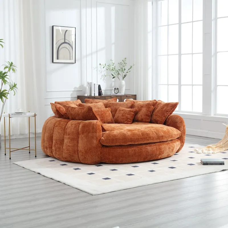 Comfortable Double Loaf Sofa Bed, Oversized Sofa Bed with Armrests
