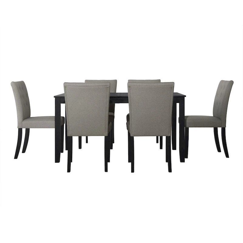 CraftPorch Glam 7-Piece Wooden Dining Chair