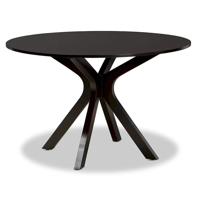 Modern and Contemporary 45-Inch-Wide Round Dining Table