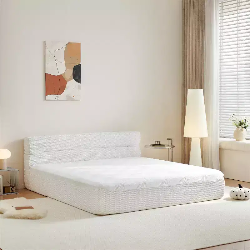 GDFStudio Christelle Contemporary Upholstered Mattress Bed