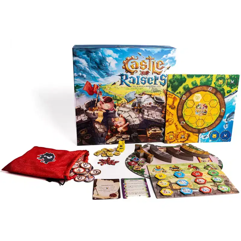 Wonderful World: Castle Raisers - Tile Placement Board Game, 3 Little Pigs