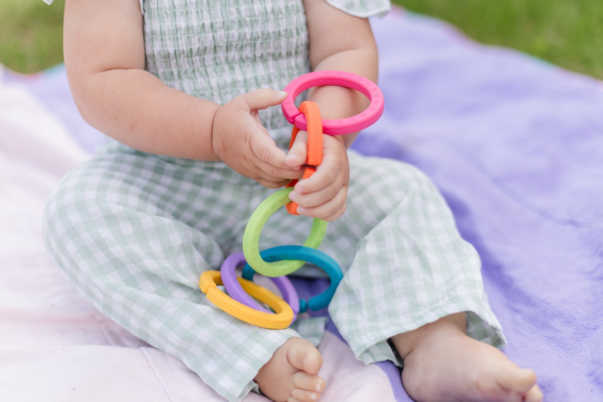 Silicone Ring Links - Confetti