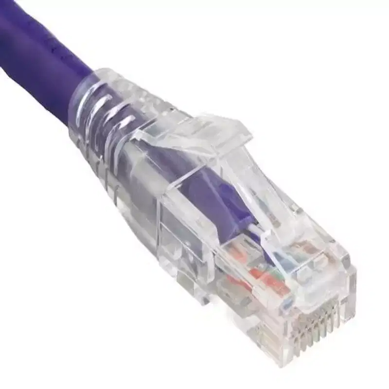 SANOXY Cables and Adapters; 25ft Cat6 550 MHz UTP Ethernet Network Patch Cable with Clear Snagless Boot, Purple