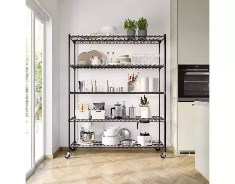 UltraDurable 5-Tier 60 x 24 Steel Wire Shelving Unit