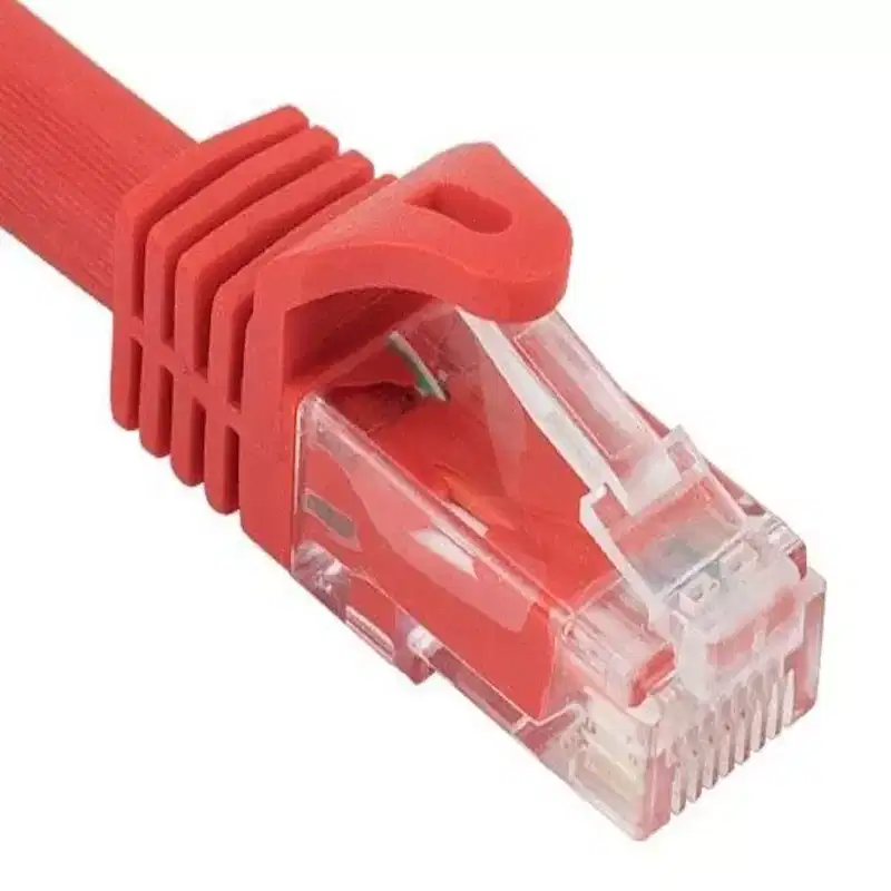 SANOXY Cables and Adapters; 0.5ft Cat6a 600 MHz UTP Snagless Ethernet Network Patch Cable, Red