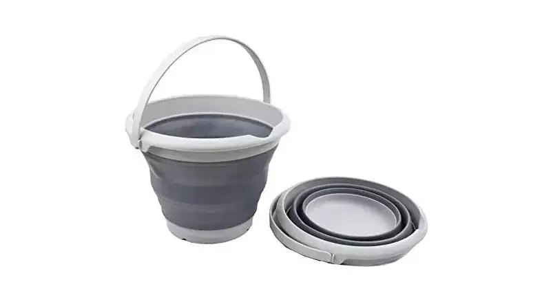SAMMART 8.5L (2.2 Gallon) Collapsible Plastic Bucket