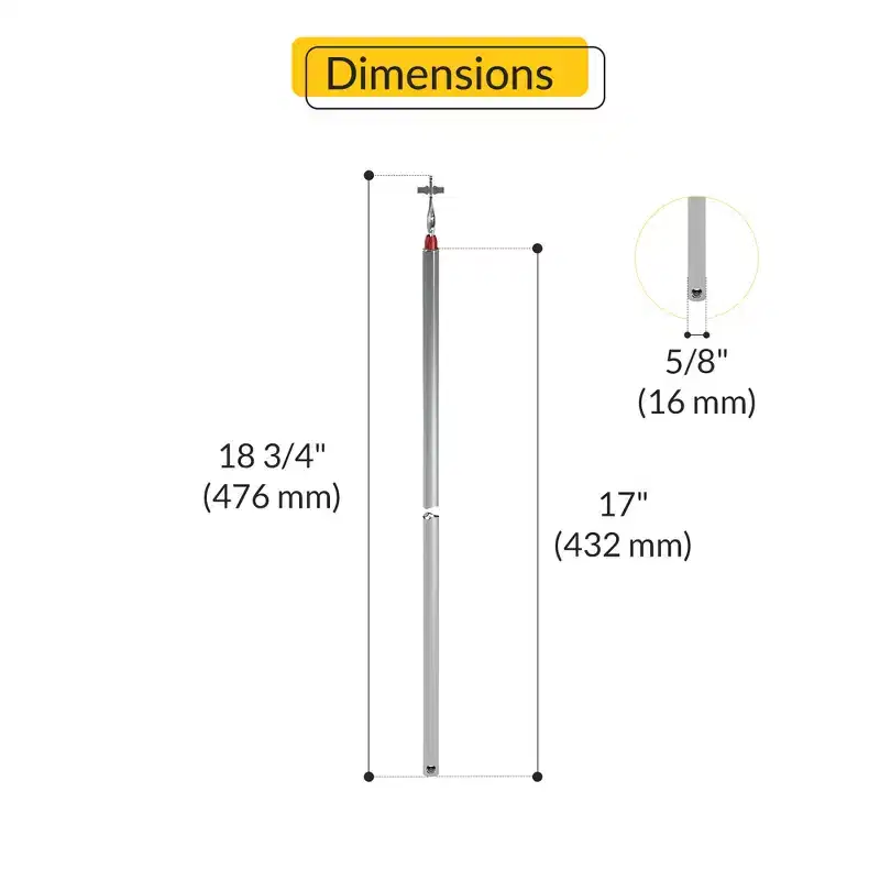 Brixwell 70-N17rr Spiral Window Balance 17 Tube Length