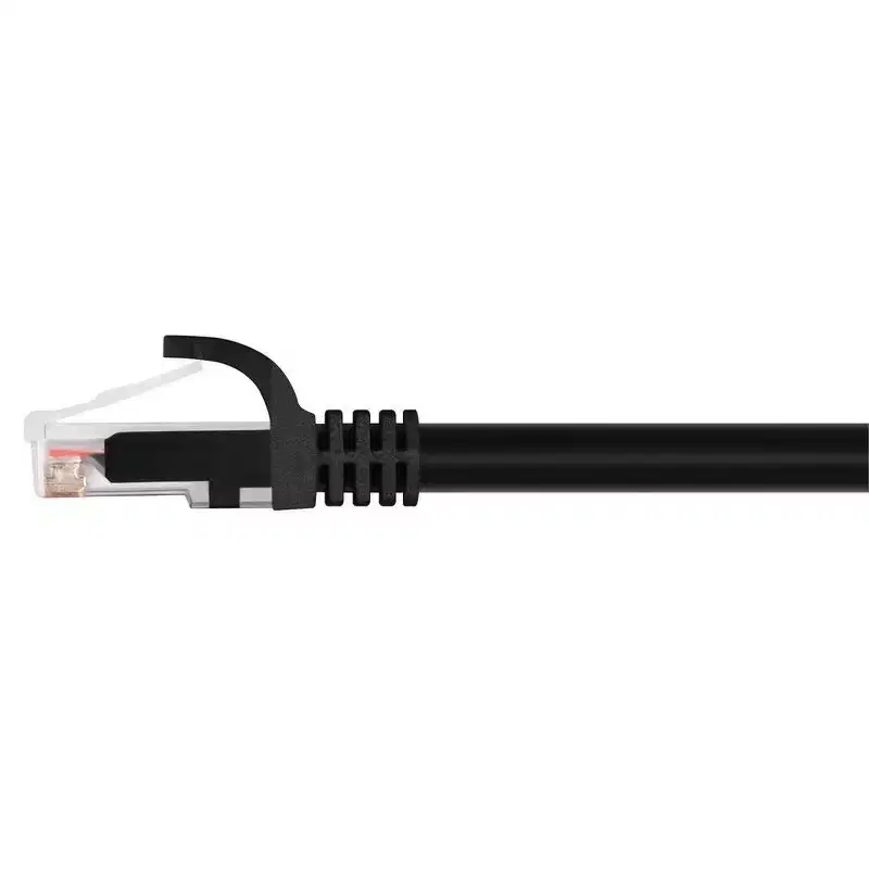 Monoprice Cat5e Ethernet Patch Cable - 5 Feet - Black | Network Internet Cord - RJ45, Stranded, 350Mhz, UTP, Pure Bare Copper Wire, 24AWG - Flexboot